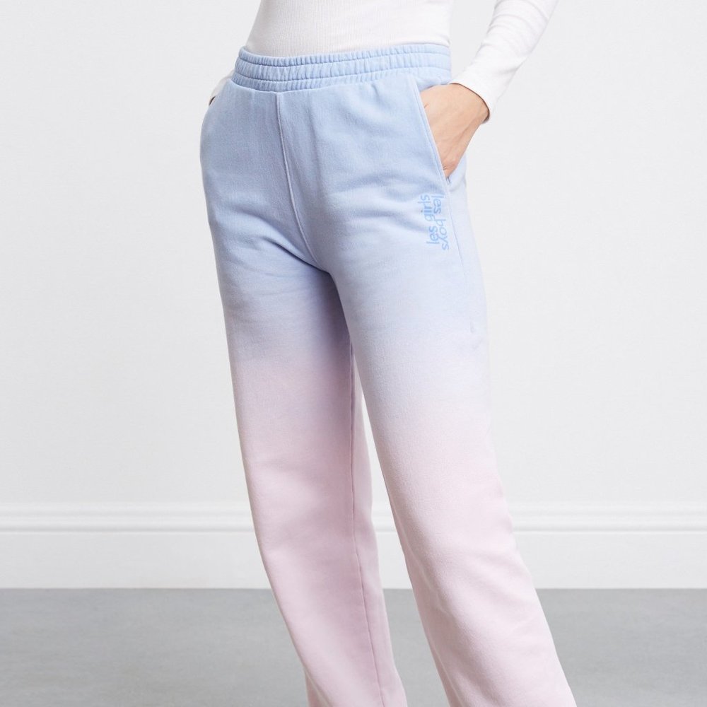 Les Boys Les Girls Ombre Slim Joggers